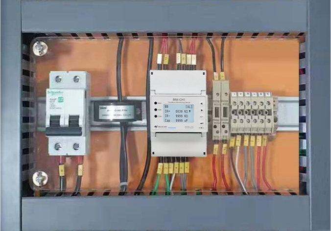 insulation monitoring device installed inside electrical enclosures
